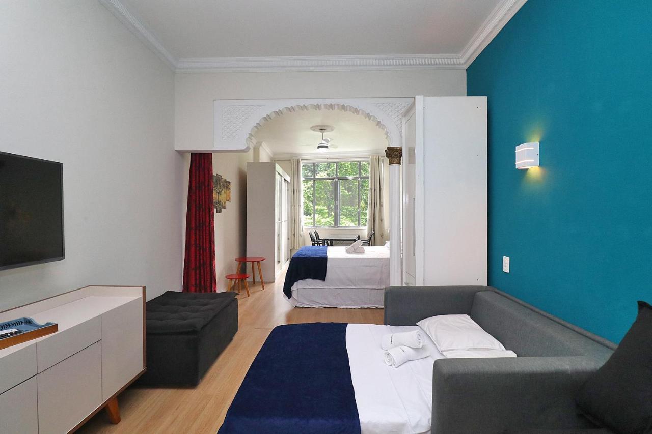 Fantastico 1 Quarto E Sala Em Copacabana Com Vista Para Natureza Leilighet Rio de Janeiro Eksteriør bilde