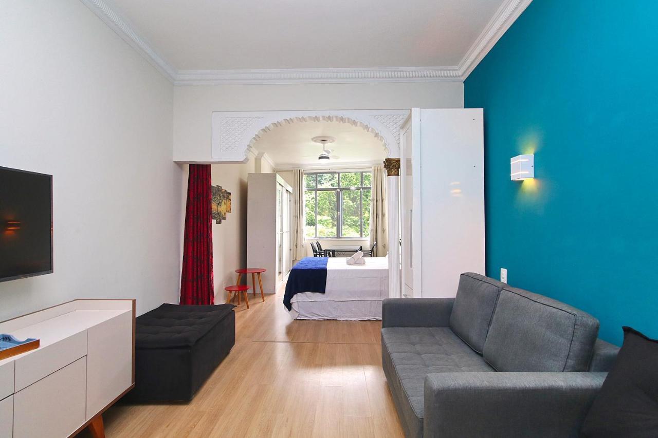 Fantastico 1 Quarto E Sala Em Copacabana Com Vista Para Natureza Leilighet Rio de Janeiro Eksteriør bilde